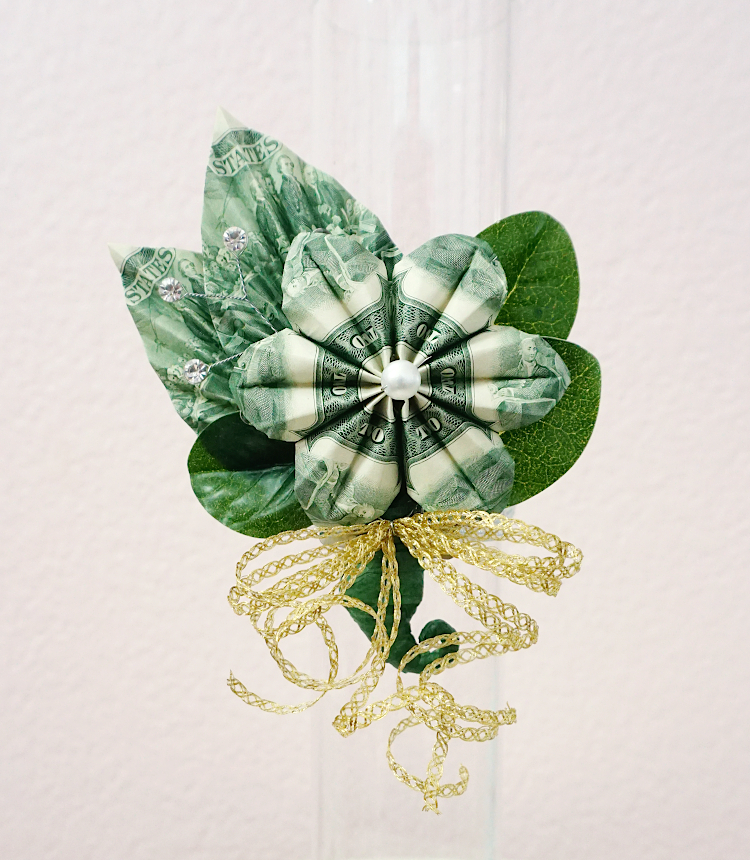 Money Corsage ($2 bills)