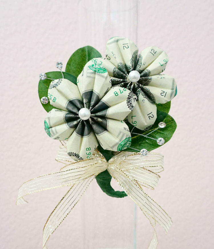 Money Corsage ($2 bills)